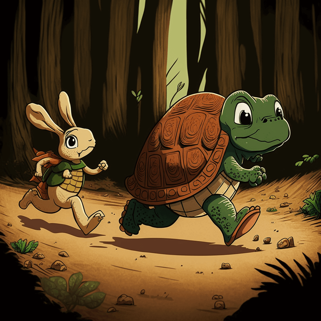 कछुआ और खरगोश की कहानी: (The Tortoise and the Rabbit)