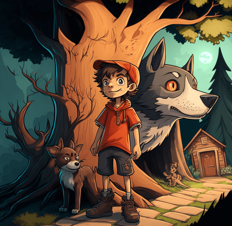 लड़का और भेड़िया की कहानी: (The Boy and the Wolf)