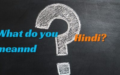What Do You Mean in Hindi